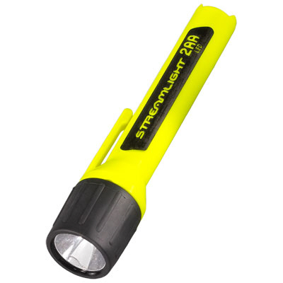 Streamlight PROPOLYMER LED Waterproof Torch 2AA (67101) Yellow
