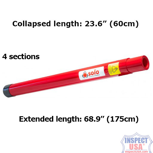 Urban SMART 110 Fiberglass Extension (69") 4 Section Telescopic Pole
