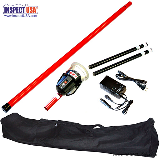 SOLO-820KIT Heat Detector Test Kit w/4' Extension, Batteries & Charger