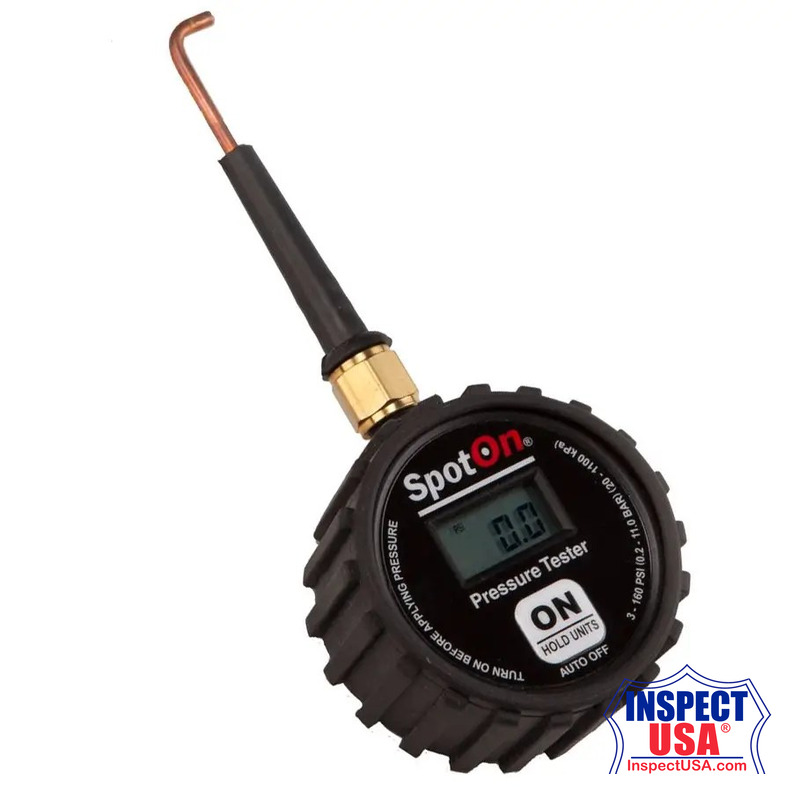 SpotOn Irrigation Pressure Tester (28140) 160PSI Digital Nozzle Tester