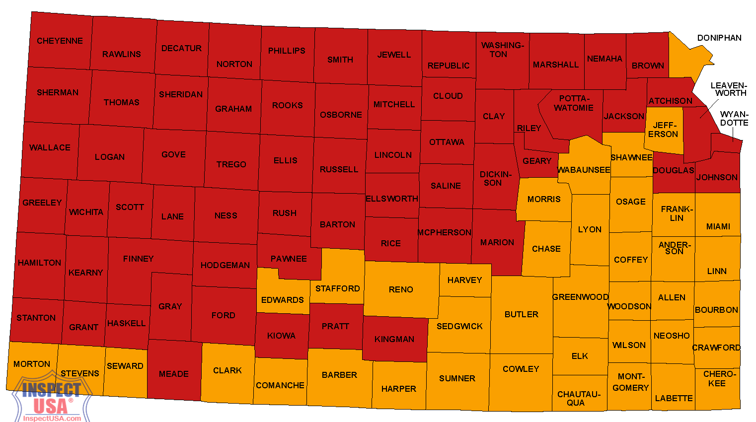 kansas  Zone Map
