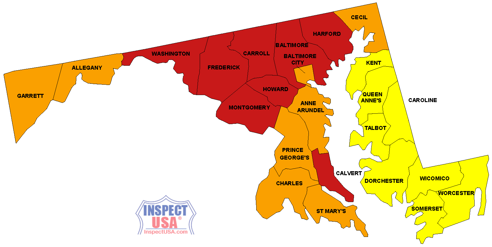 Maryland Zone Map