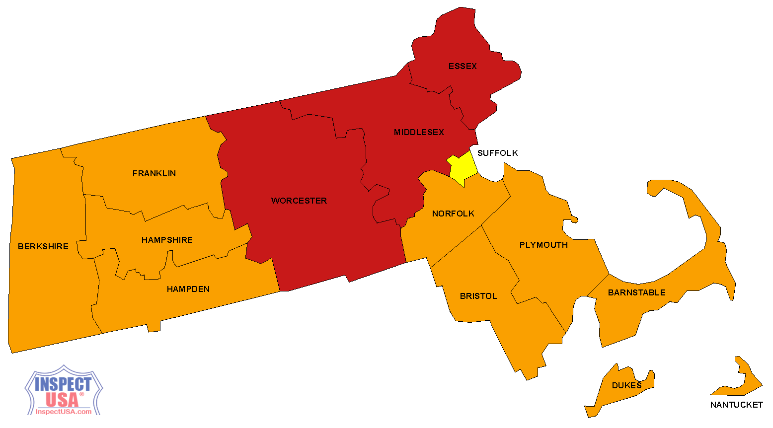 Massachusetts  Zone Map