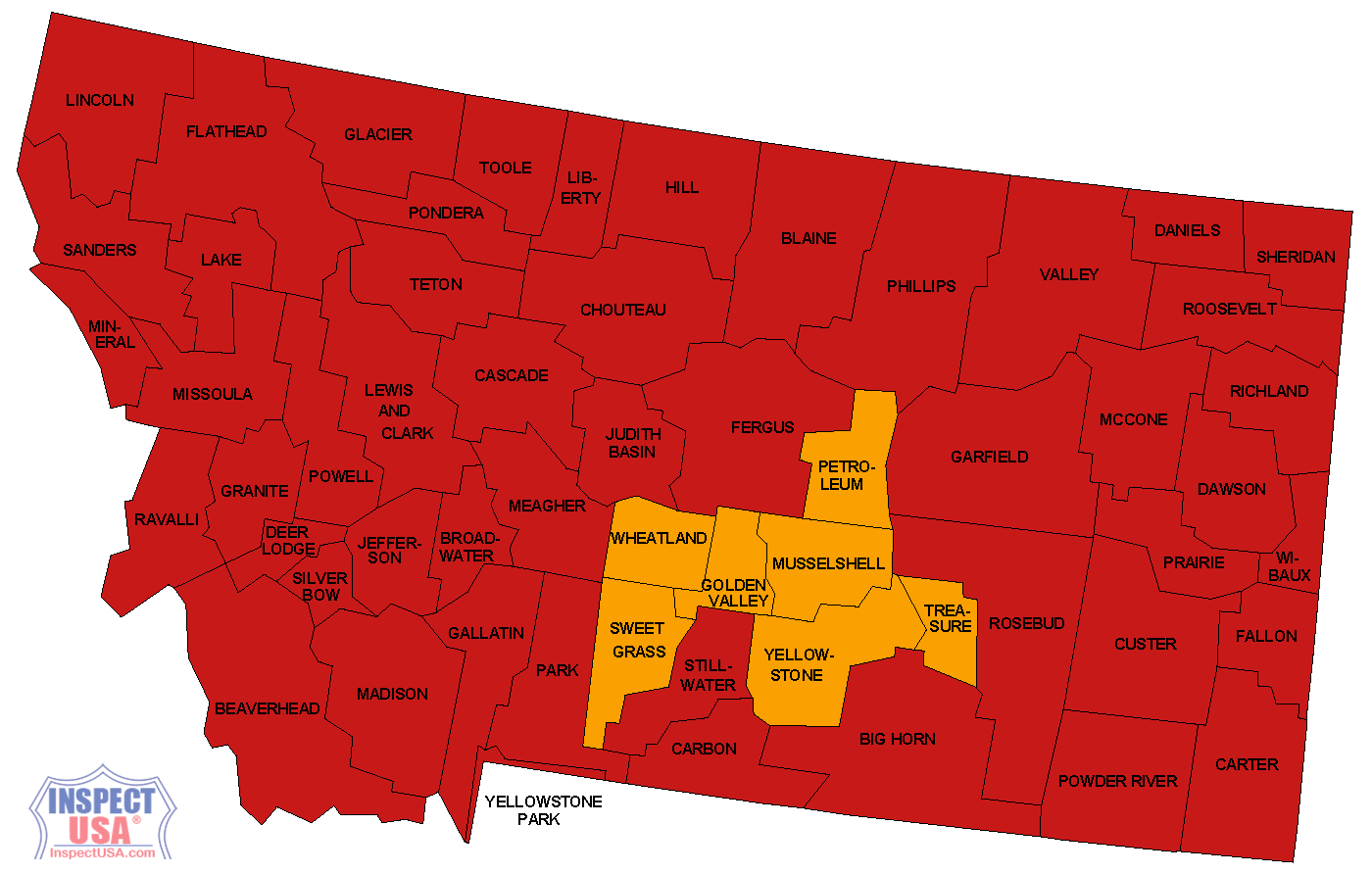 Montana Zone Map