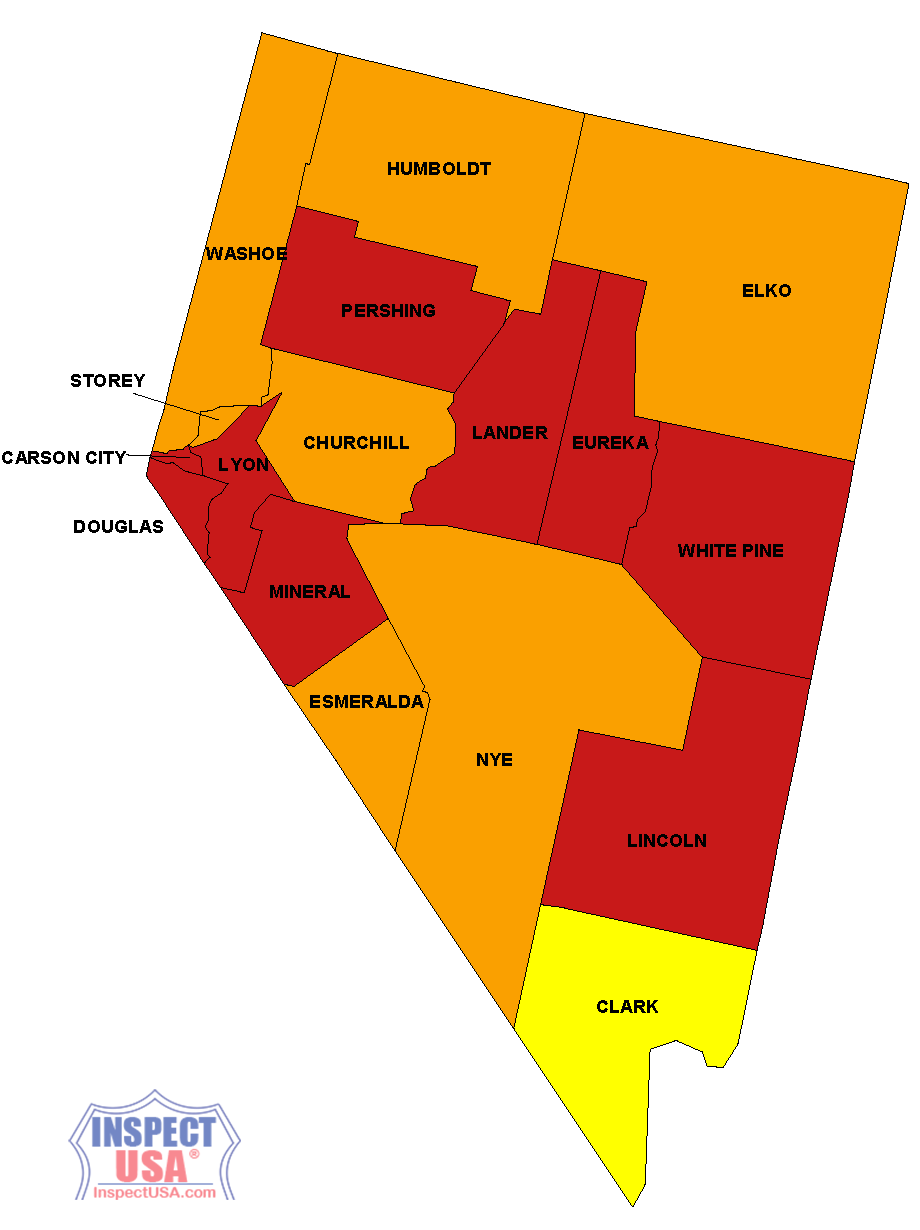 Nevada Zone Map