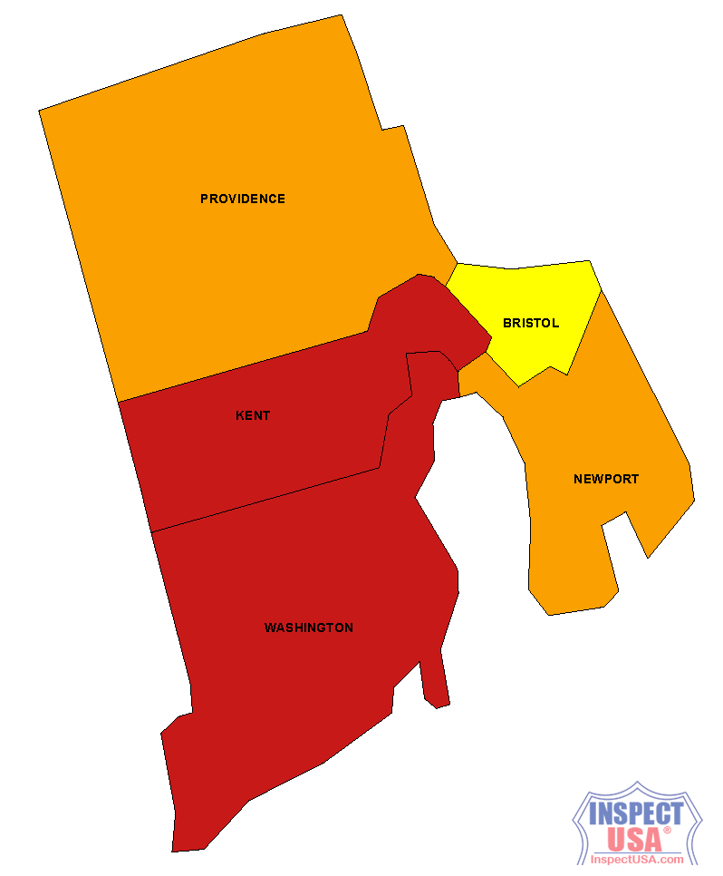 Rhode Island Zone Map