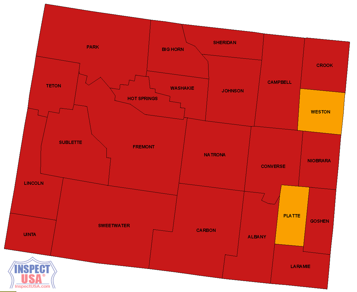 Wyoming  Zone Map