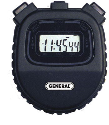 Stopwatch: Digital Multi-Function (SW100A) BLACK, Water Resistant