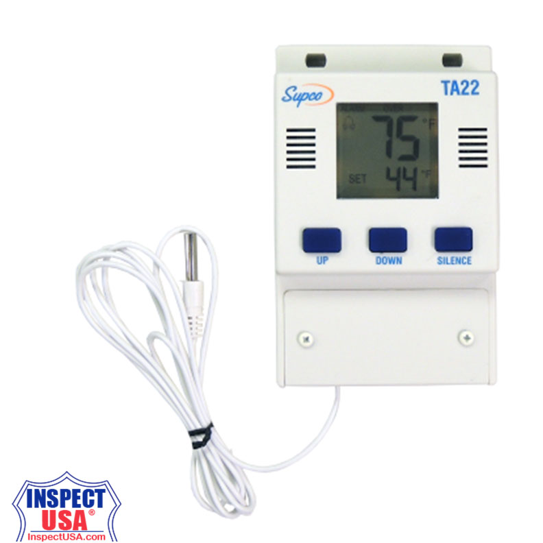 Temperature Alarm Digital (TA22) Single Set Point, -40 to 160 Degrees F, 120 VAC