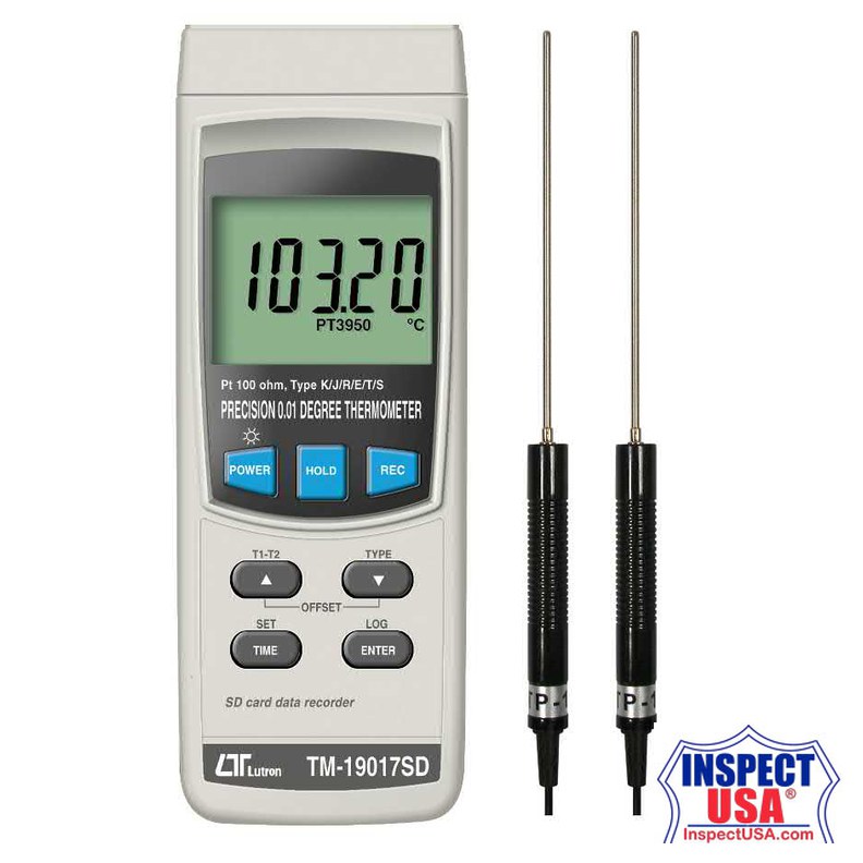 Lutron Precision 0.01 Degree Thermometer (TM-19017SD)