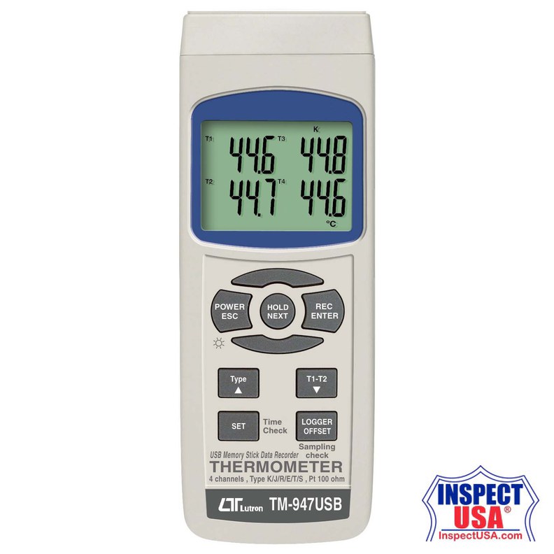 Lutron 4 Channels Thermometer (TM-947USB)