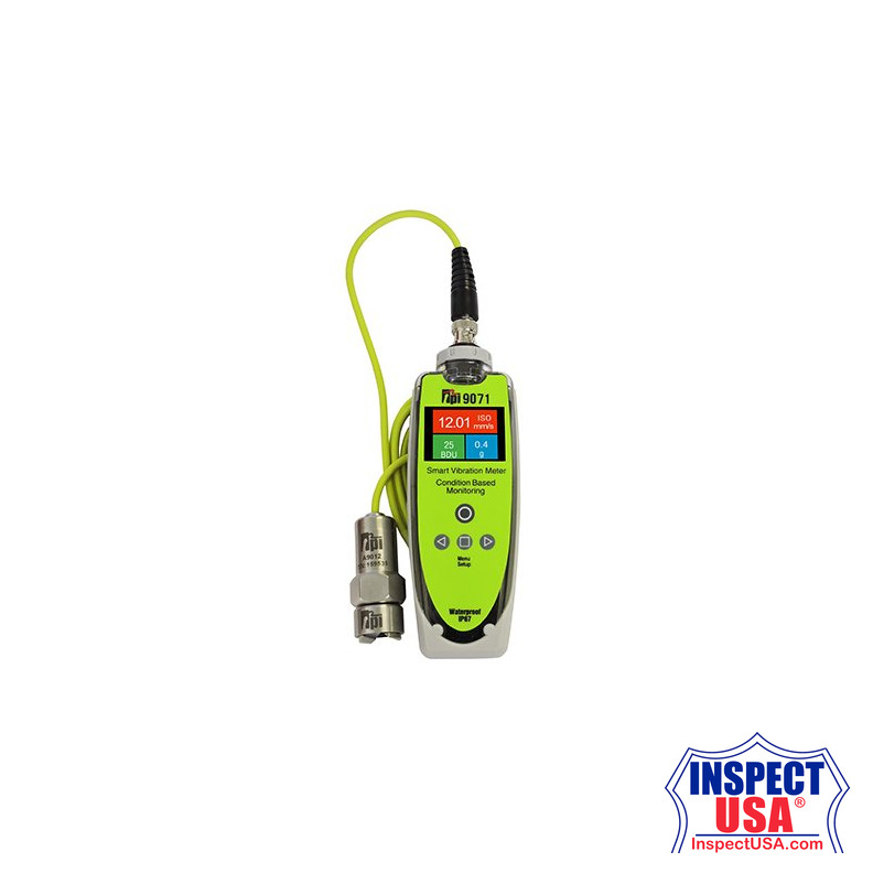 TPI Smart Vibration Meter BNC Cable Accelerometer with Magnet (9071CRT)