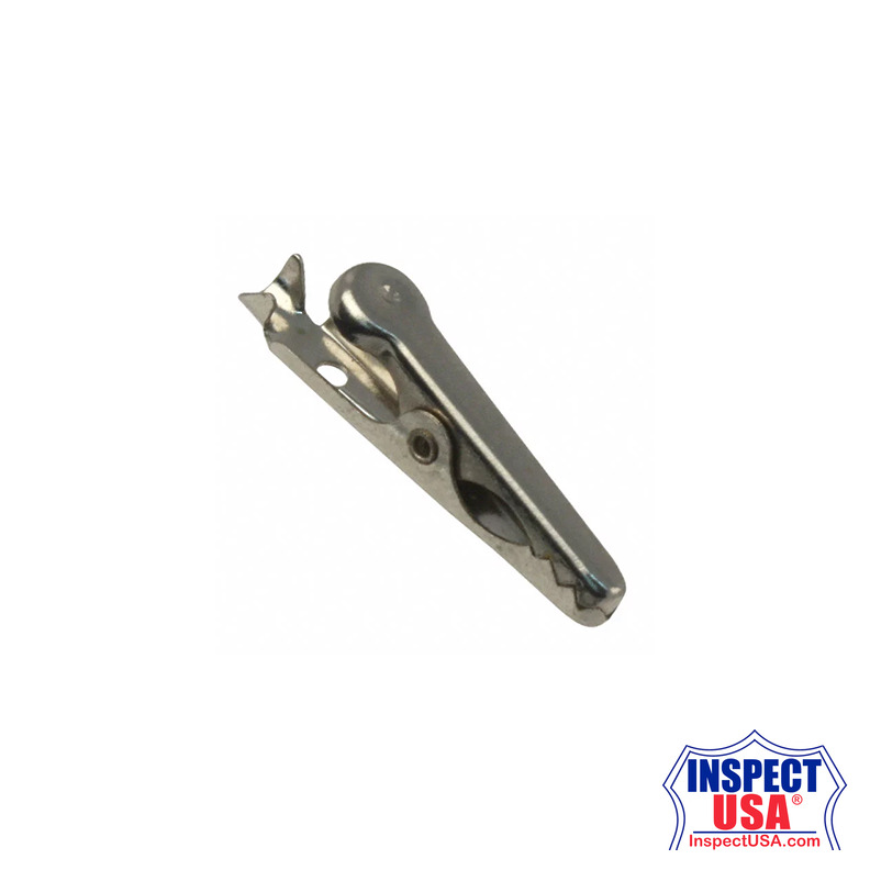 TPI 5A Non-Insulated Alligator, Miniature Test Clip Steel 0.188" (4.79mm) 3/16" (BC30ANP)