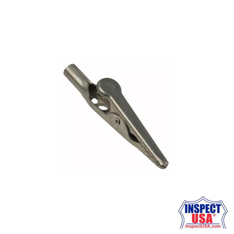 TPI Non-Insulated Alligator Test Clip Stainless Steel 0.310" (BC60AST)