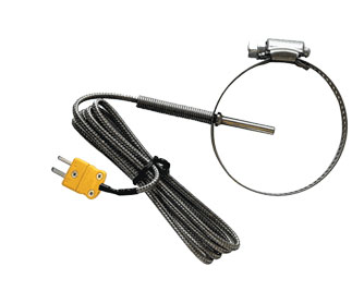 K-Type Thermocouple Pipe Probe (TPKPP) with SS Pipe Clamp