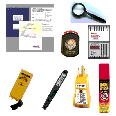 Report Form Pre-Inspection Deluxe Kit (USK226NV) Radon Monitor & Tools