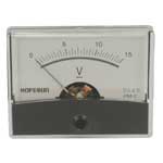Panel Meter Analog Voltage Meter 15v DC (V-AVM6015) 2.4" x 1.9"
