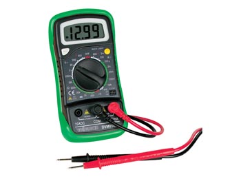 Digital Velleman AC/DC Multimeter (DVM850BL) with Rugged Casing