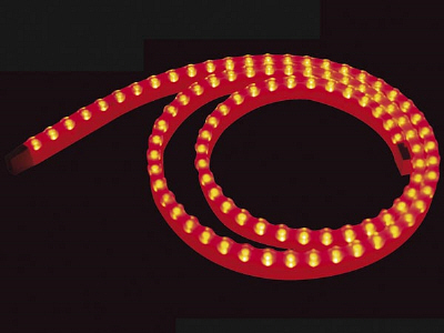 LED Rope Light: 12vDC 39" (V-LSL8R) 96 RED LED's