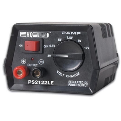 Power Adapter (PS2122LEU) Convert 120vAC to 3,4.5,6,7.5,9,12vDC
