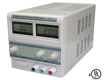 Power Supply 0-30V / 0-3A (PS3003NU) Dual LCD Display, uL