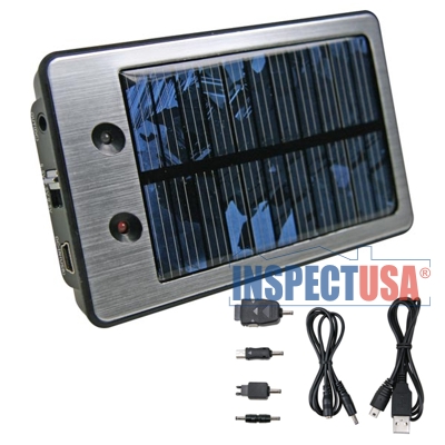Solar Powered Battery Charger (SOL17) Lithium-Ion Battery & Cable