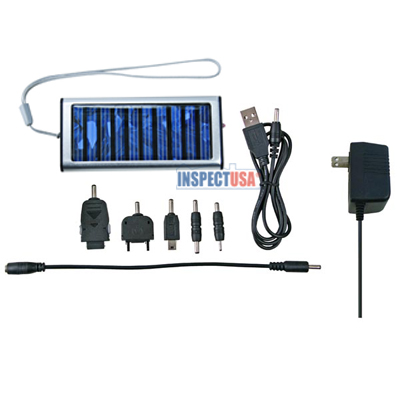 Solar Powered Lithium Ion Battery & Charger (SOL18) 5.5v 1350mAh