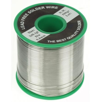 Lead Free 96% Sn, 4% Ag Solder (SOLD500G8N) 1.10lbs