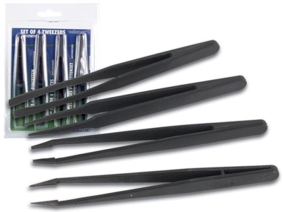 Non-Conductive Tweezers Set of 4 (VTTWSET2) Anti-Static