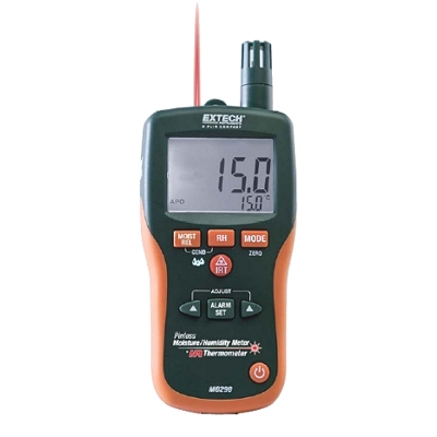 Extech  8-in-1 Pinless Moisture Meter (MO290) Infrared Thermometer