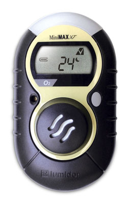 MiniMAX Personal CO Gas Monitor (XT-CO) Displays Sensor Life
